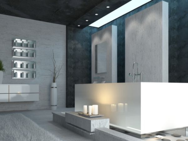 Elegancja i funkcjonalność - Odkryj unikalny zestaw mebli łazienkowych z designerską umywalką!